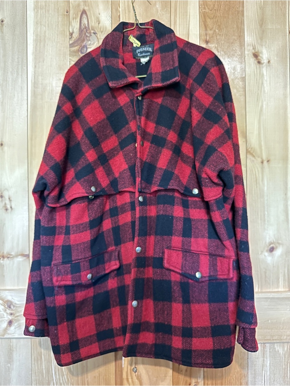 Buffalo plaid jacket pioneer sportsman made in Canada
